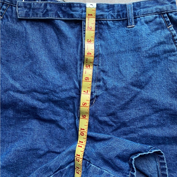 VINTAGE HIGH WAISTED DENIM SHORTS - Picture 2 of 8